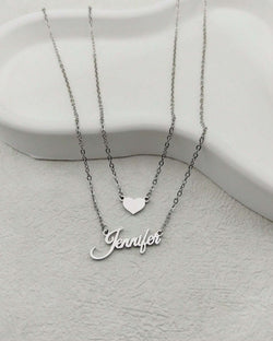 27 Double Chain Customized Necklace