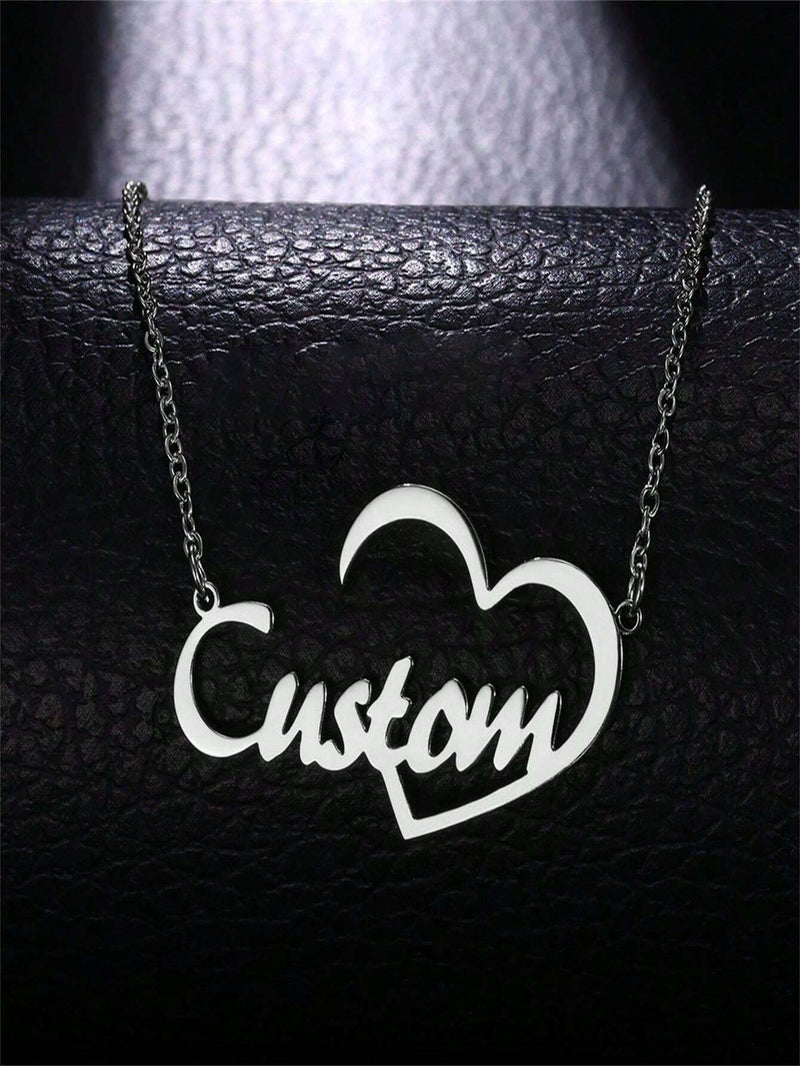 21 Customized Necklace Big Heart