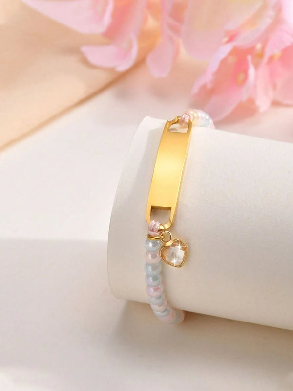 2 Cutomized Bracelet For Baby Girl