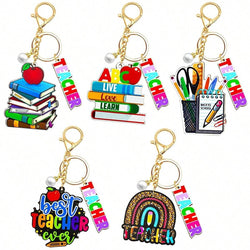 65 Keychains Teacher 5 Pieces