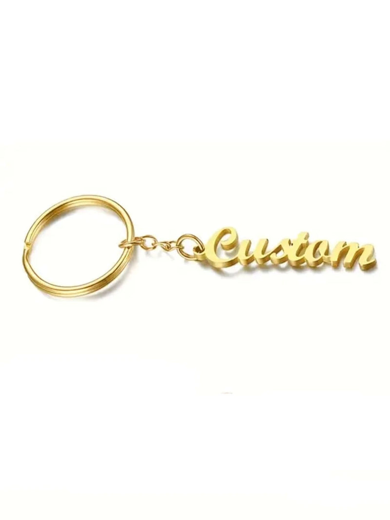 52 Customized Keychain English Text