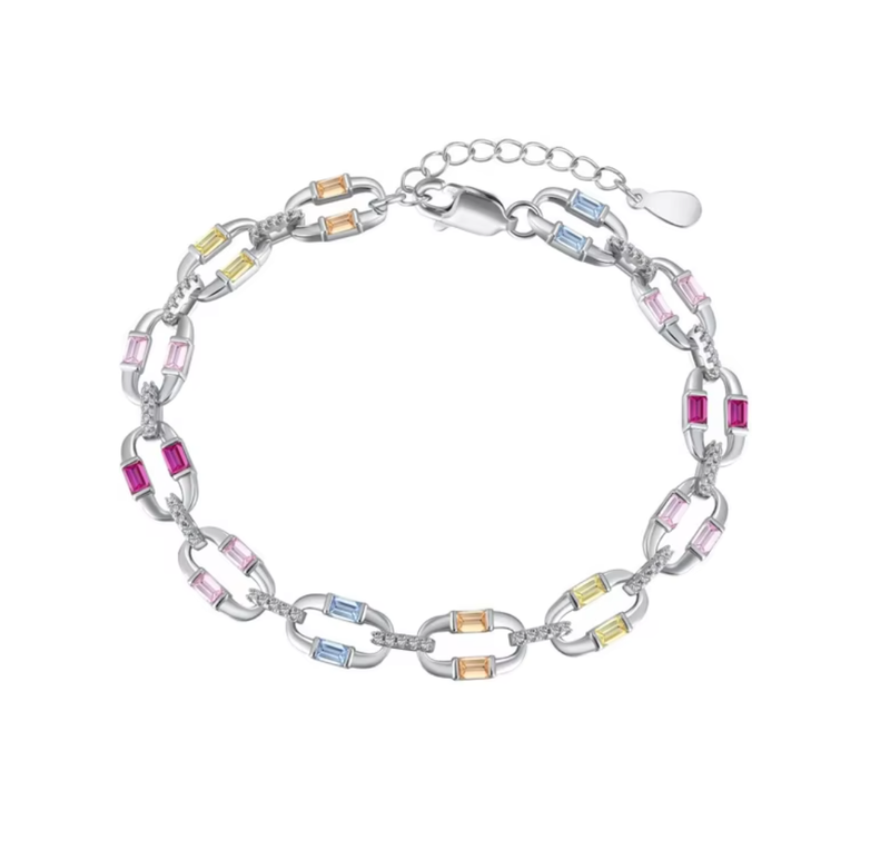 Colorful Silver Bracelets