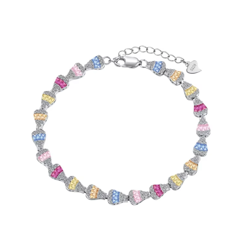 Colorful Silver Bracelets