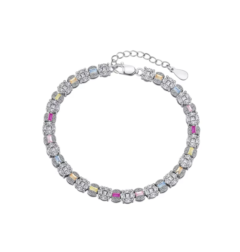 Colorful Silver Bracelets