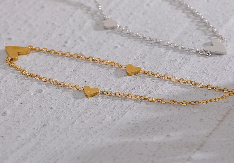 3 Hearts Anklet